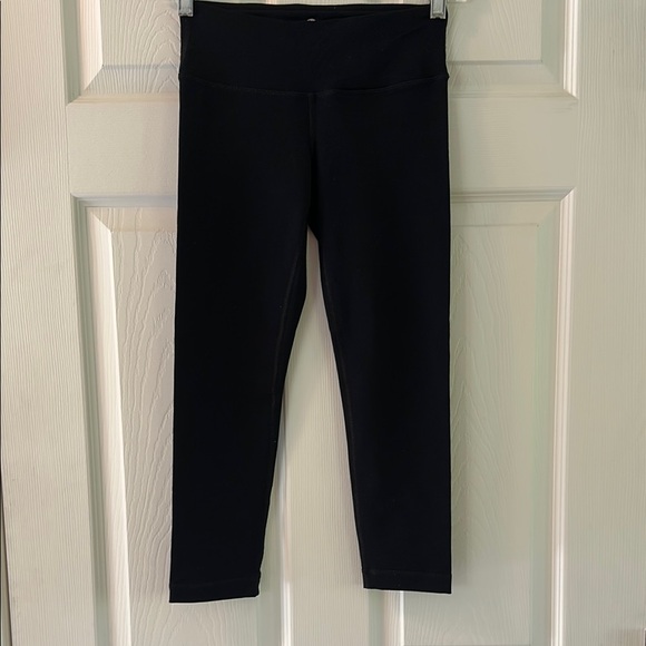 90 Degree By Reflex Black Capri Leggings - Picture 1 of 5